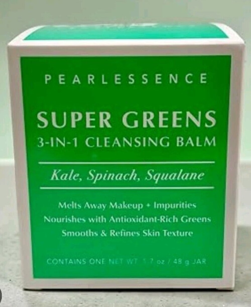 NEW Pearlessence Super Greens 3 In 1 Cleansing Balm